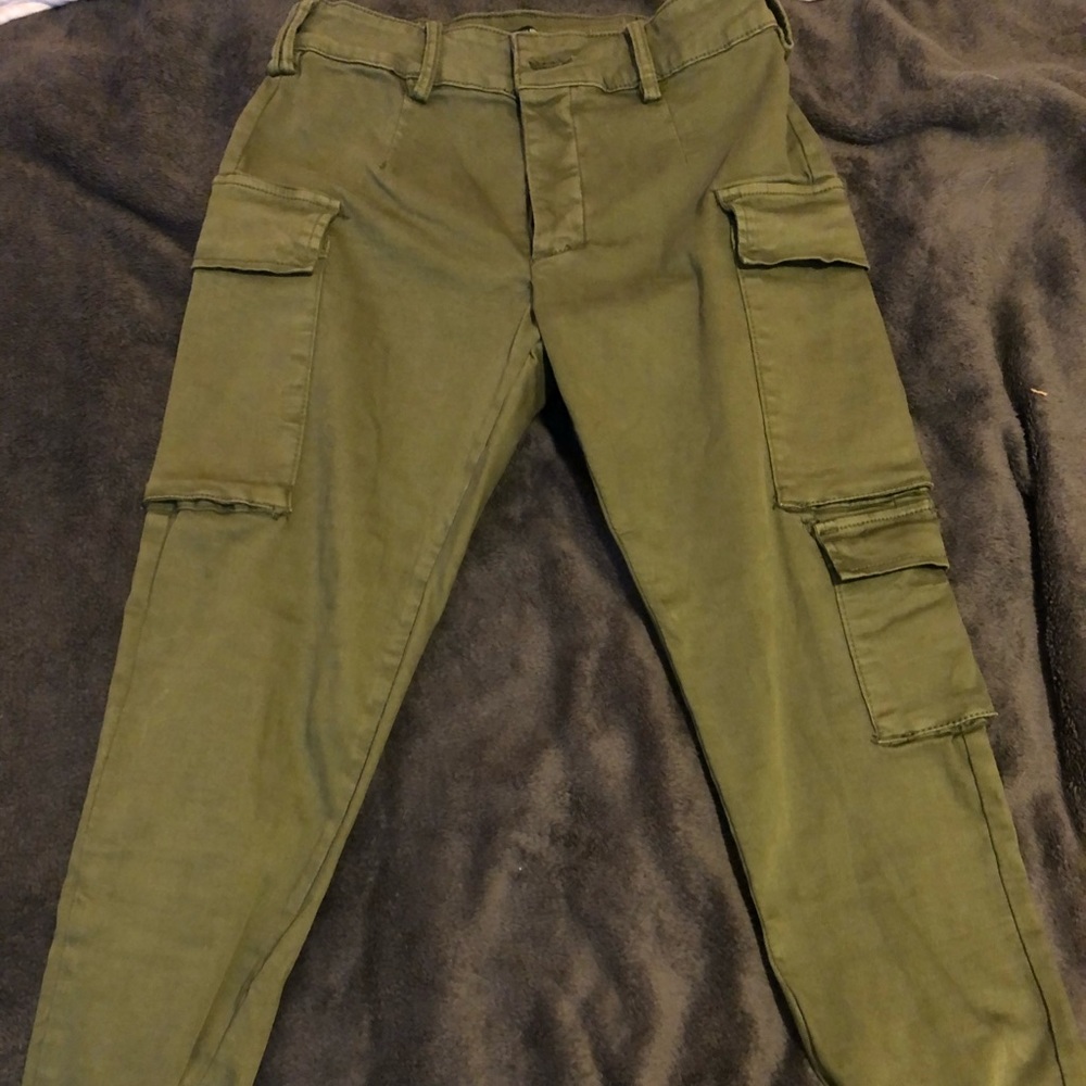 Fashion Nova Green Cargo Pants